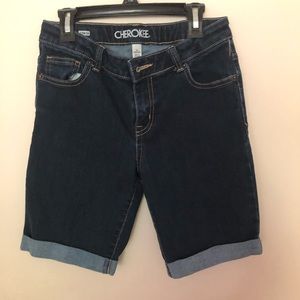 Cherokee Girls Bermuda’s Snap on Shorts